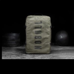 nobull waxed canvas duffleback